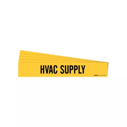 Brady Marqueur de tuyau «HVAC Supply»