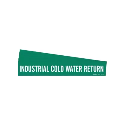 Brady Marqueur de tuyau «Industrial Cold Water Return»