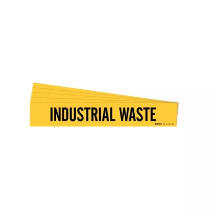 Brady Marqueur de tuyau «Industrial Waste»