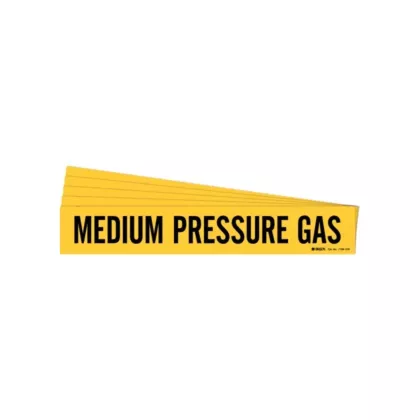Brady Marqueur de tuyau «Medium Pressure Gas»