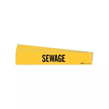 Brady Marqueur de tuyau «Sewage»