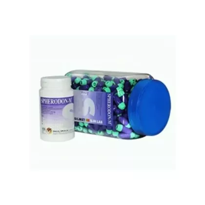 Silmet SPHERODON M Admix Alloy 45.5% Ag, High Copper, Non Gamma II 3-Spill Fast Set 500/Jr. Compares to Contour (VMSIL120493)