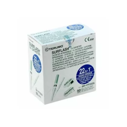 Terumo SurFlash Polyurethane I.V. Catheter 22G x 1