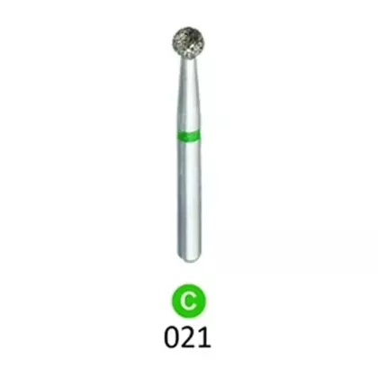 1Diamond Sterile Diamond Burs Round 801-021 Coarse Grit, 25/box (VM1D-801-021C)