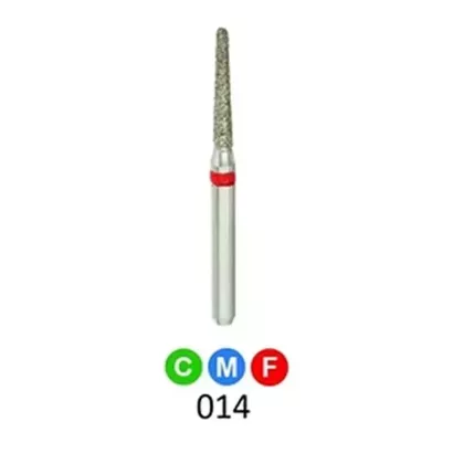 1Diamond Sterile Diamond Burs Round End Taper 856-014, 25/box (VM1D-856-014X)