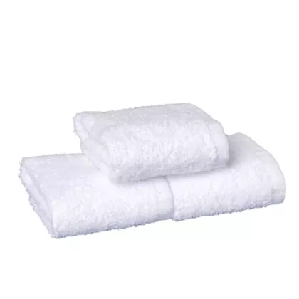 Adonis 100% Cotton Full Terry Face Towels 12/Pack | Size 12x12 | White | Quick-Dry & Durable