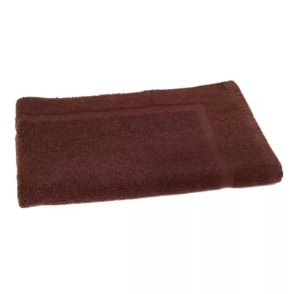 Adonis 100% Cotton Full Terry Bathmat 6/Pack | Size 20x30 | Brown | Quick-Dry & Durable