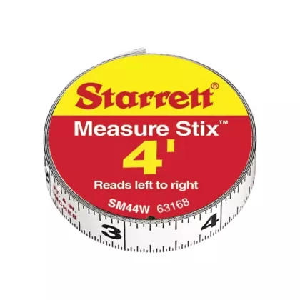 Starrett Rubans à mesurer en acier avec endos adhésif Measure Stix(MC)