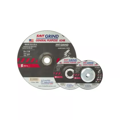 United Abrasives Inc. A24R Long Life Grinding Wheel