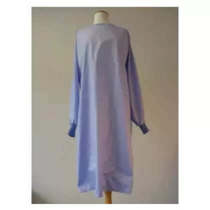 TexPro OR Gown Backless Reuse Blue (VMTEX01285)