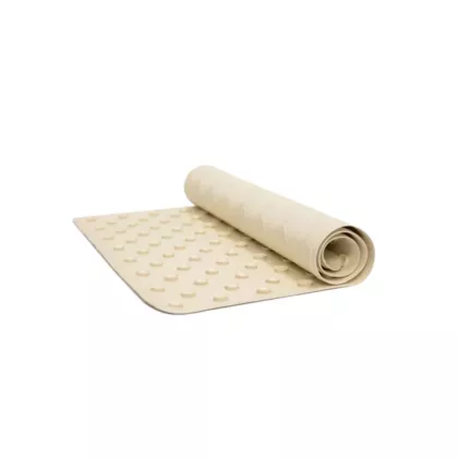 Domay Hospitality  Non-Slip Rubber Bathmat, Size 16x28 Color - Cream