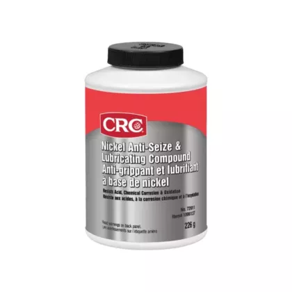 CRC Canada Nickel Anti-Seize Lubricating Compound, 226 g, Brush Top Can, 425°F (218°C) (72911)