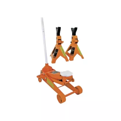 Strongarm Service Jack with 3-Ton Vehicle Stands, 5