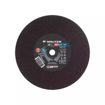 Walter Surface Technologies Meule à tronçonner Ripcut II(MC) pour la coupe de l'acier inoxydable et l'acier sur scies fixes