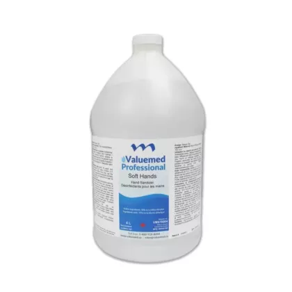 Valuemed Professional Soft Hands Liquid Hand Sanitizer, 4L (VMVM970004)