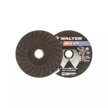 Walter Surface Technologies Zip+™ Right Angle Grinder Reinforced Cut-Off Wheel, 6