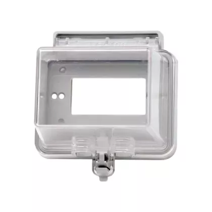 Leviton Extra Deep Weather Resistant Decora®/GFCI Cover, Clear (5997-DCL)