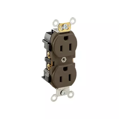 Leviton Commercial Grade Duplex Outlet