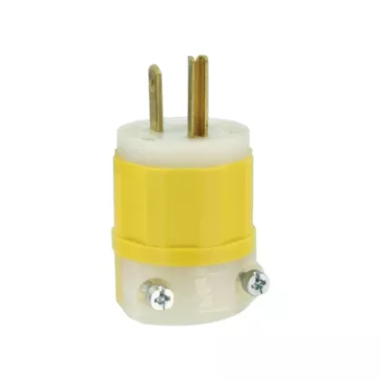 Leviton Prise à lame droite de calibre industriel, 0,245