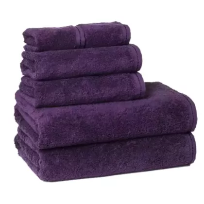 ZEN Eggplant Organic Cotton Bath Towel Collection - 100% Certified, Eco-Friendly Luxury