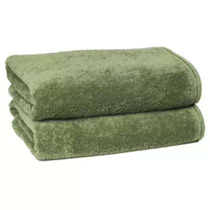 ZEN Bath Sheet 100% Certified Organic Cotton  1 Each | Size 35x70 |Moss |Eco-Friendly Luxury
