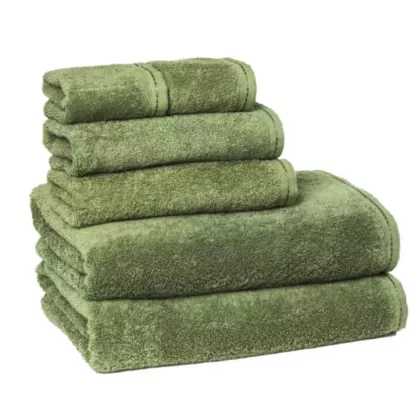 ZEN Moss Organic Cotton Bath Towel Collection - 100% Certified, Eco-Friendly Luxury